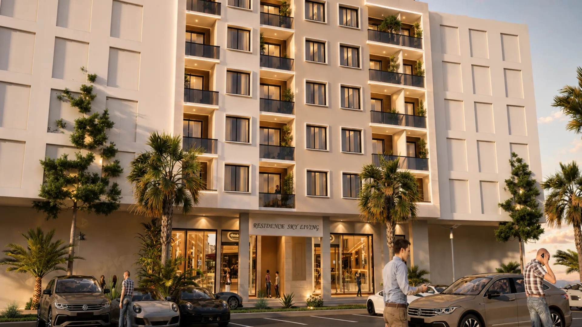 Sky Living Founty : des studios contemporains à Haut Founty